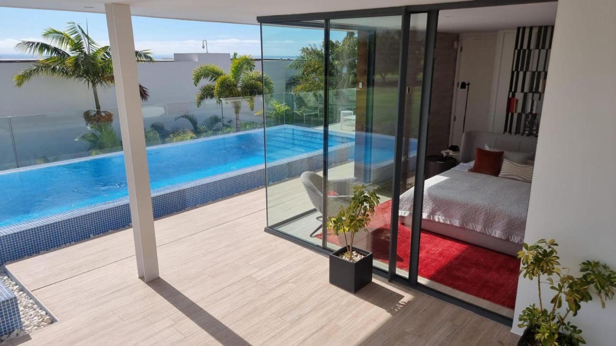 Luxury Villa Rebeka - Heated Pool And Jacuzzi Costa Adeje  Exteriör bild